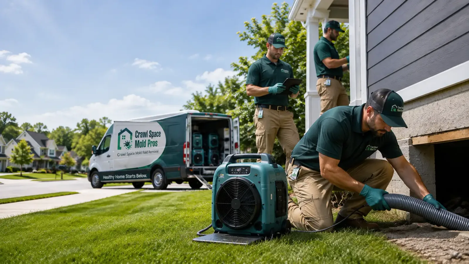 Crawl Space Mold Removal in Piermont, NH